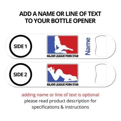 Major League Porn Star Speed Opener With Personalization