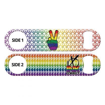 Rainbow Love LGBTQ Flat Speed Opener