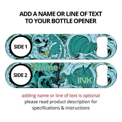 Stormy Sea Flat Speed Opener With Personalization