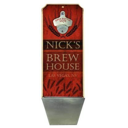 Brew House Customizable Wall Mounted Bottle Opener