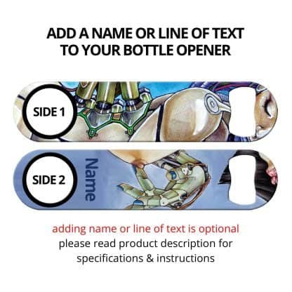 Bandolier Cherry Commissioned Art Speed Bottle Opener With Personalization