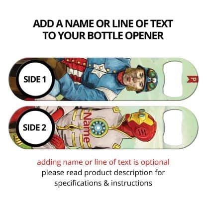 Civil War Commissioned Art Speed Bottle Opener With Personalization