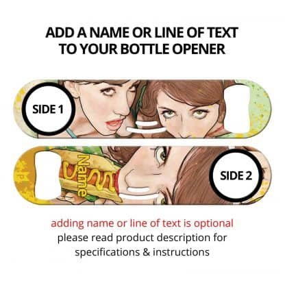 Dirty Picnic Commissioned Art Strainer Bottle Opener With Personalization