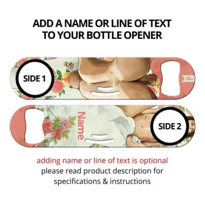 Erotic Cutout Commissioned Art Strainer Bottle Opener With Personalization