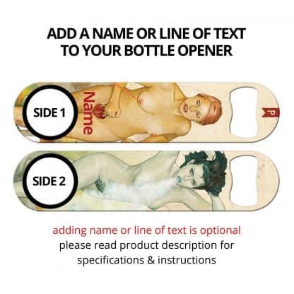 Fire and Ice Commissioned Art Speed Bottle Opener With Personalization