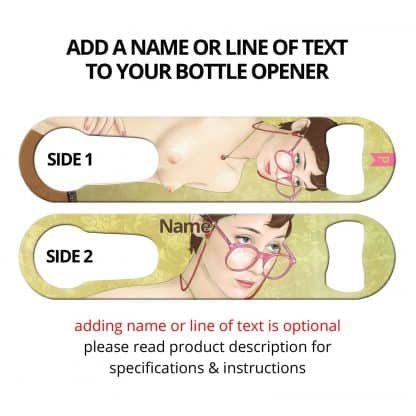 Janine Melnitz Commissioned Art PSR Bottle Opener With Personalization