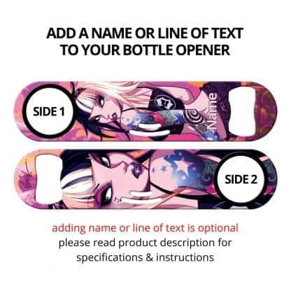 Lady Note Commissioned Art Strainer Bottle Opener With Personalization