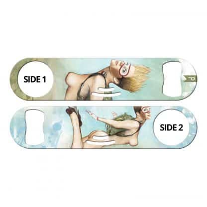 Not So Flat Flying 3-in-1 Multi Purpose Bottle Opener by Professional Artist Keith P. Rein