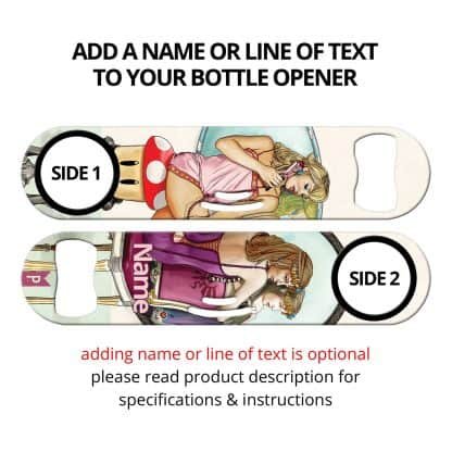 Princesses Commissioned Art Strainer Bottle Opener With Personalization