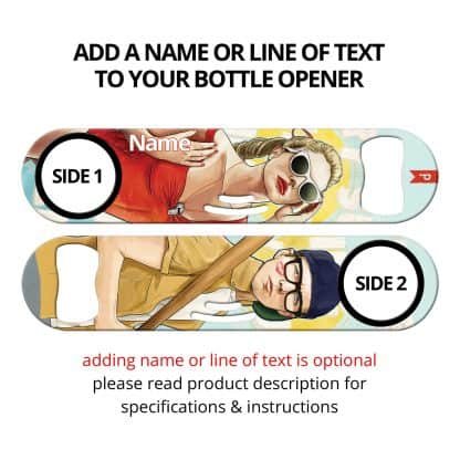 Sandlot Commissioned Art Strainer Bottle Opener With Personalization