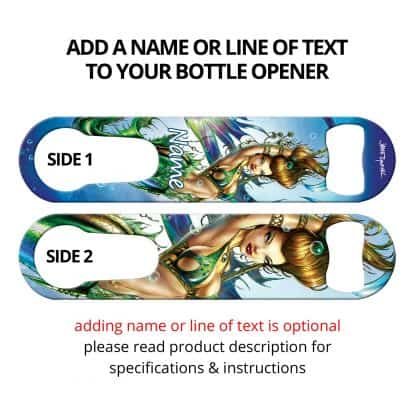 Siren's Call Commissioned Art 2-in-1 PSR Bottle Opener With Personalization