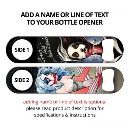 Commissioned Art Speed Bottle Opener With Personalization