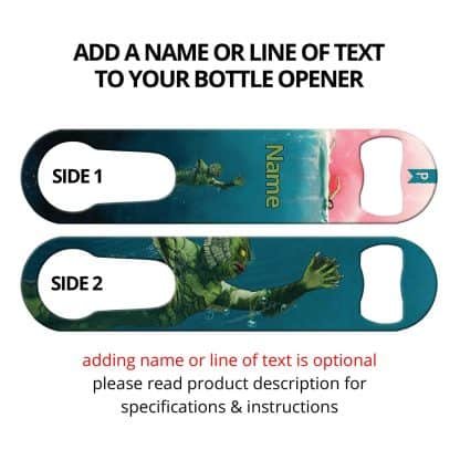 The Creature Commissioned Art PSR Bottle Opener With Personalization