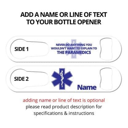 Explain to the Paramedics PSR Bar Blade with Personalization