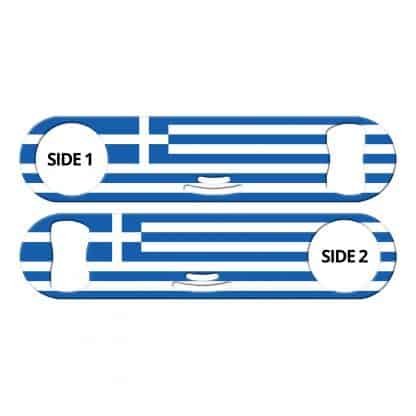 Classic Greek Flag Strainer Bottle Opener