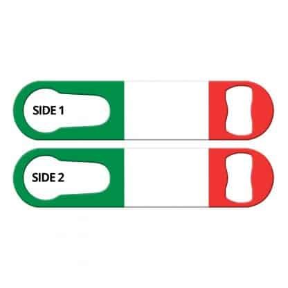 Classic Italian Flag PSR Bottle Opener