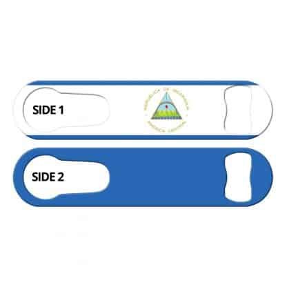 Classic Nicaraguan Flag PSR Bottle Opener