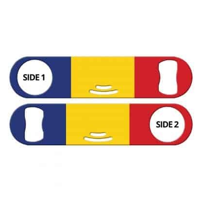 Classic Romanian Flag Strainer Bottle Opener