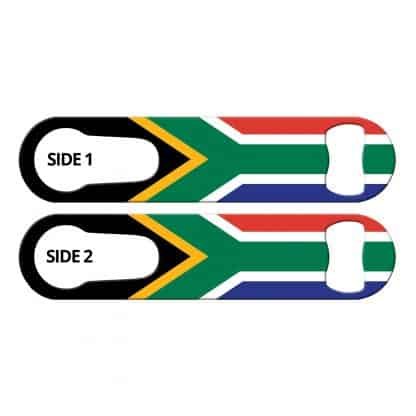 Classic South African Flag PSR Bottle Opener