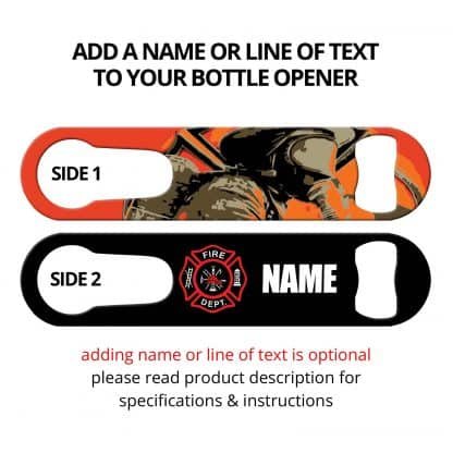 The Firefighter PSR Bar Blade with Personalization