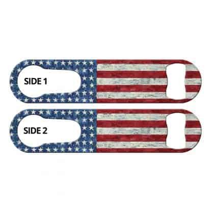 Classic USA Flag PSR Bottle Opener